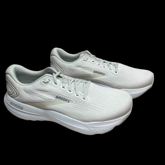 Brooks Glycerin 21 DNA Running Shoes Sneakers Men 12 White Gray Cushion Support - Picture 1 of 9